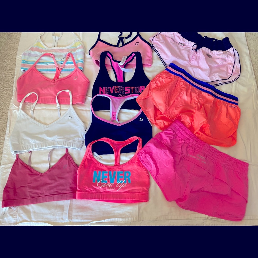 Bundle Lorna Jane Active Bra Shorts & Jacket XS